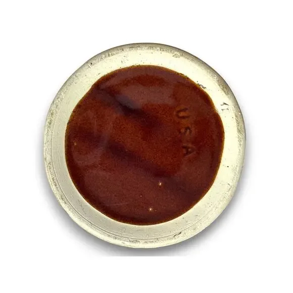 Vintage Brown Glazed USA Pottery Pitcher and Mug Set Mid Century Modern - Picture 9 of 9